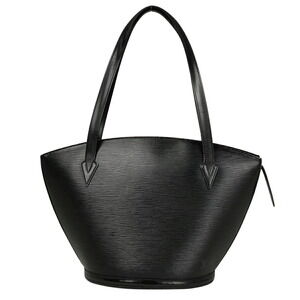 Louis Vuitton Saint Jacques Shopping Shoulder Bag Tote Epi Noir Black